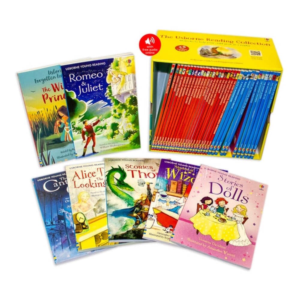 Set de carti de povesti The Usborne Reading Collection, colectia Young Reading, editia UK, +3 ani