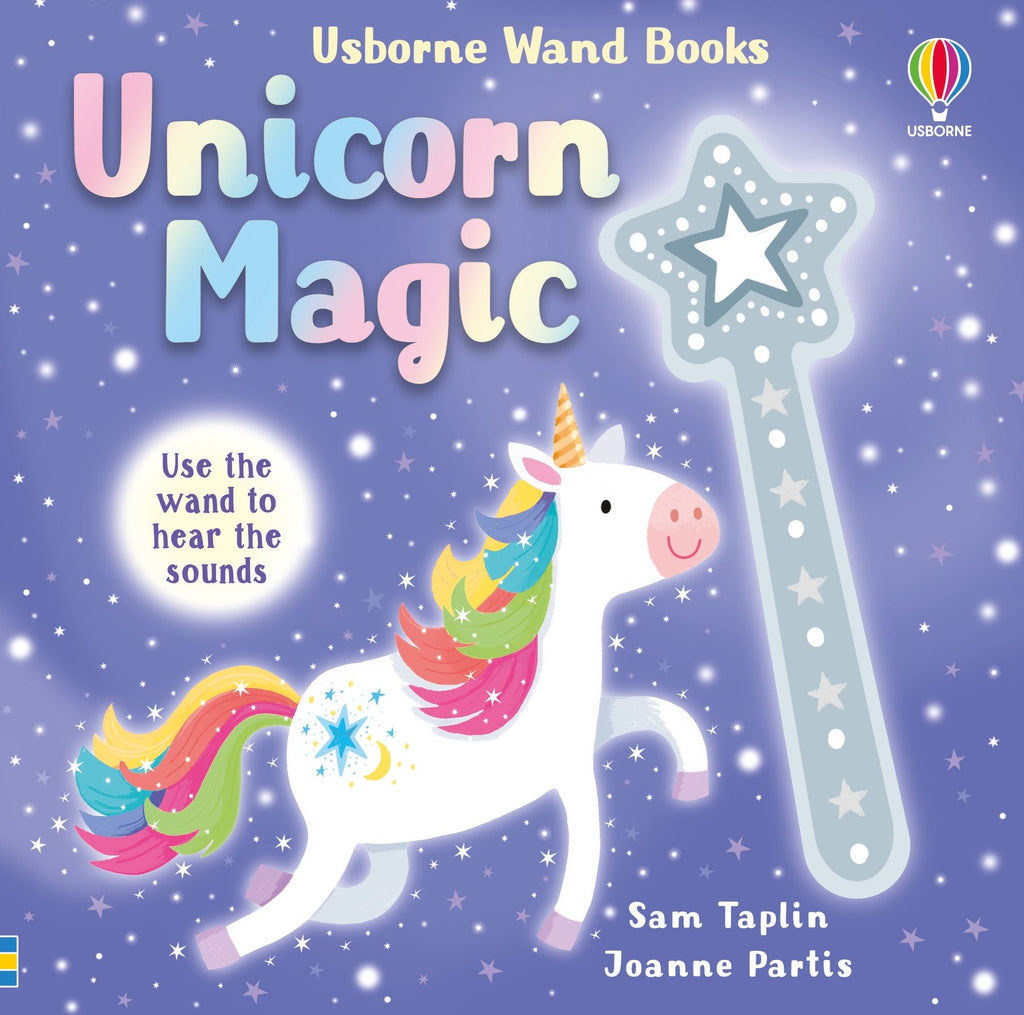 Carte interactiva din colectia Carti cu bagheta: Magia unicornilor, Wand Books: Unicorn Magic, Usborne, +3 ani