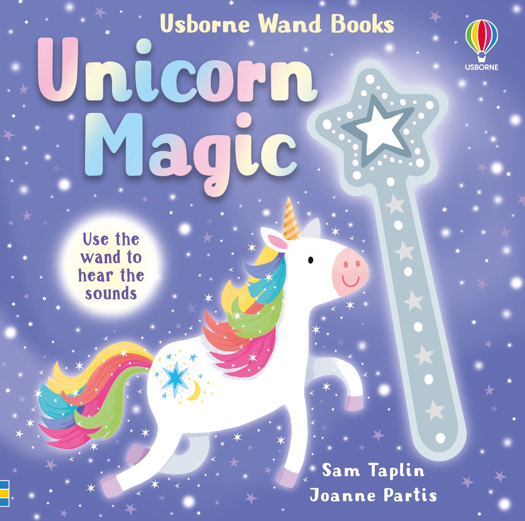 Carte interactiva din colectia Carti cu bagheta: Magia unicornilor, Wand Books: Unicorn Magic, Usborne, +3 ani
