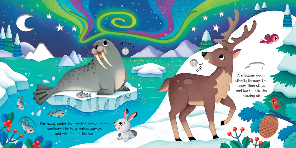 Carte interactiva cu sunete Wild Animals Sound Book, Usborne, +6 luni