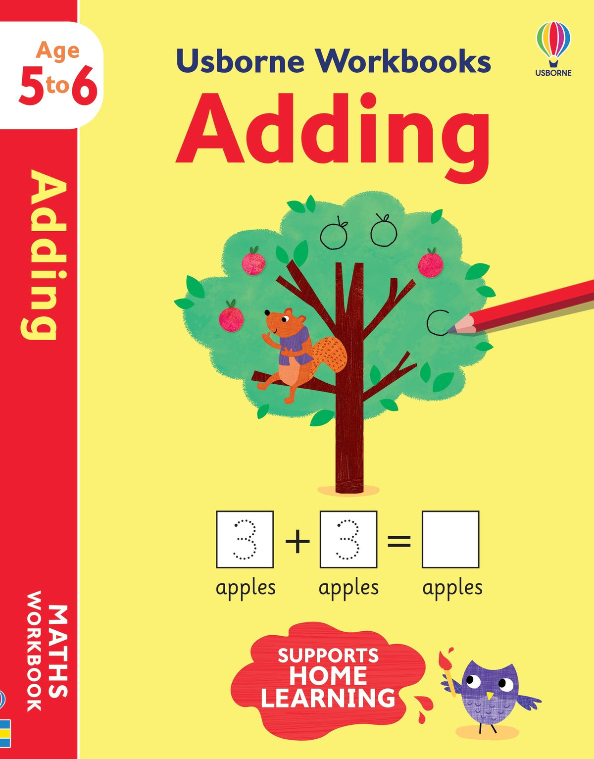 Carte de activitati Adunarea, Adding, Usborne Workbooks, +5 ani