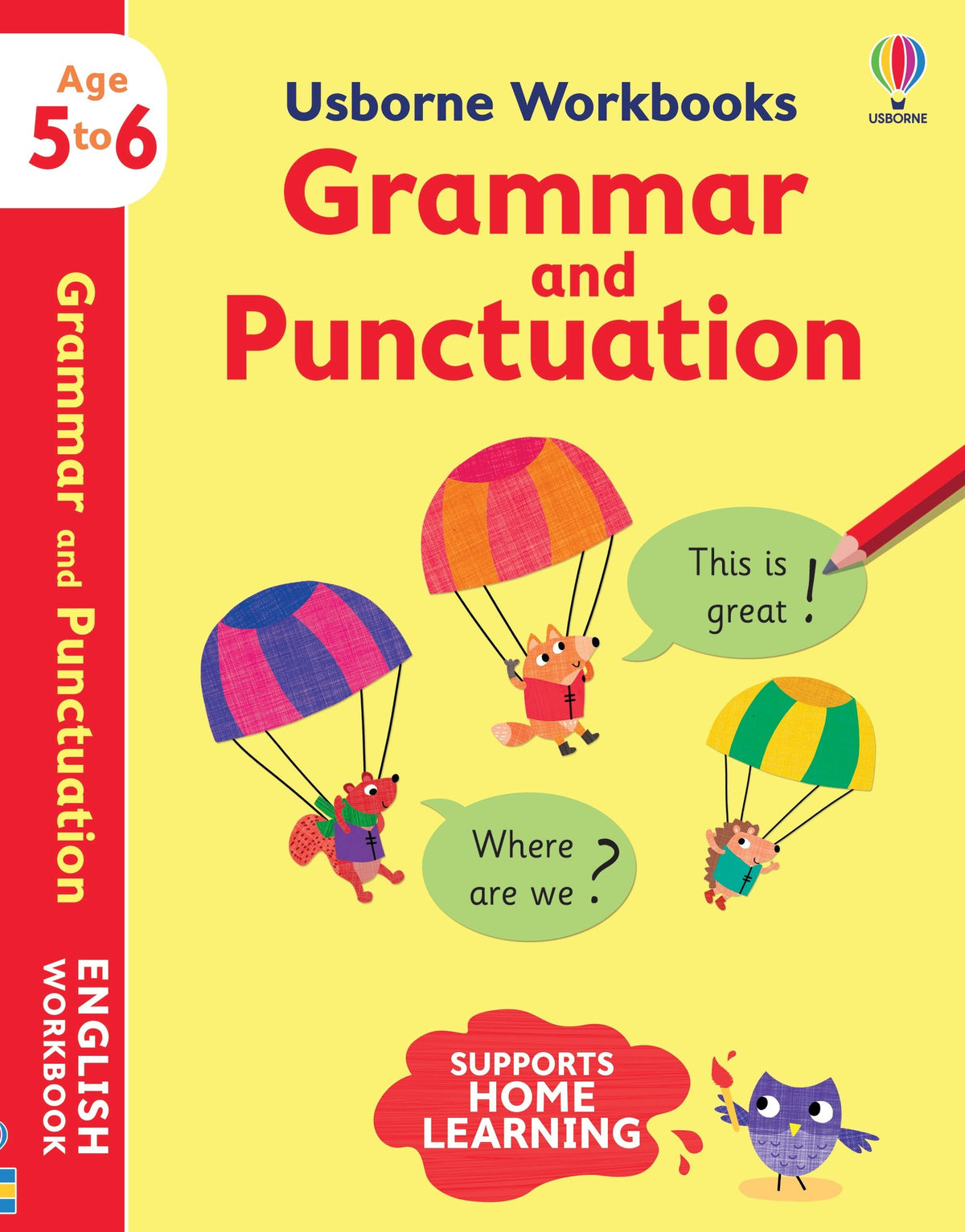 Carte de activitati Gramatica si punctuatia, Grammar and Punctuation, Usborne Workbooks, +5 ani