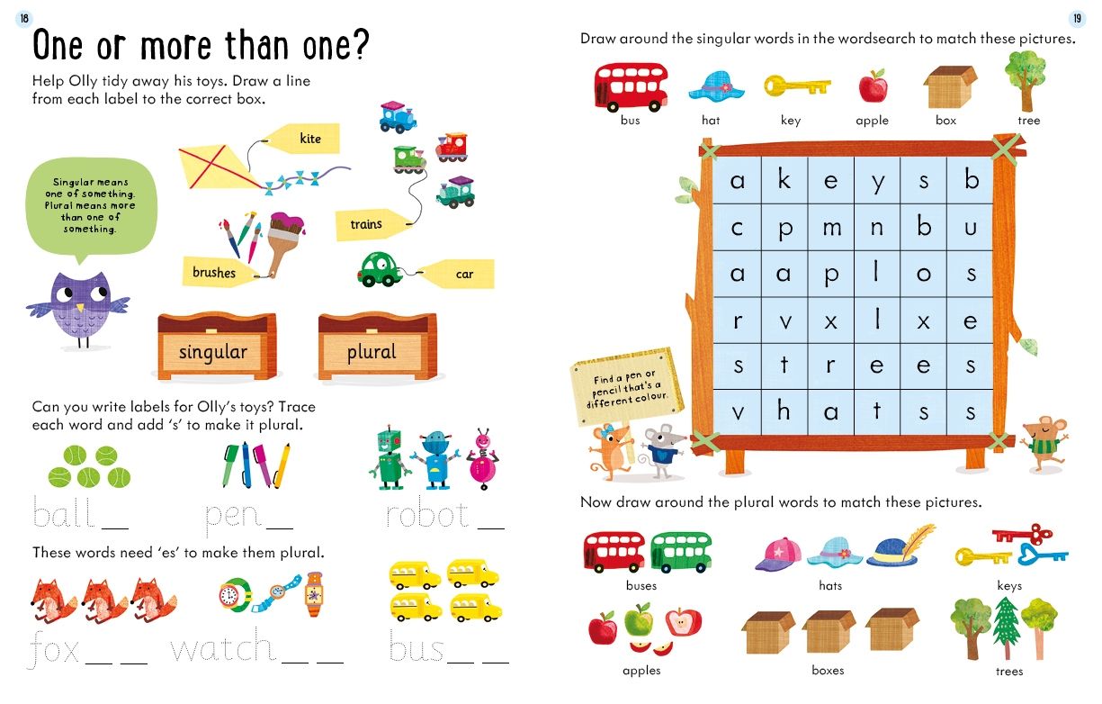 Carte de activitati Gramatica si punctuatia, Grammar and Punctuation, Usborne Workbooks, +5 ani