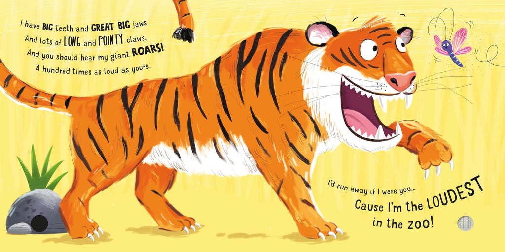 Carte interactiva cu sunete si pop-up 3D, Who's the Loudest in the Zoo?, Usborne, +12 luni