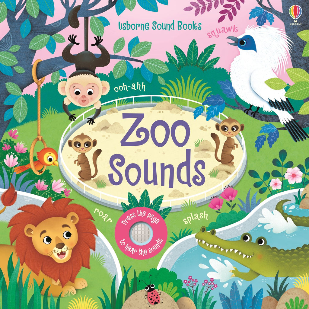 Carte cu sunete de la zoo, Zoo Sounds, Usborne, +3 ani