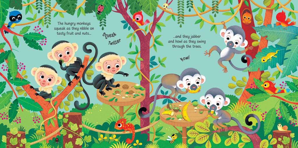 Carte cu sunete de la zoo, Zoo Sounds, Usborne, +3 ani
