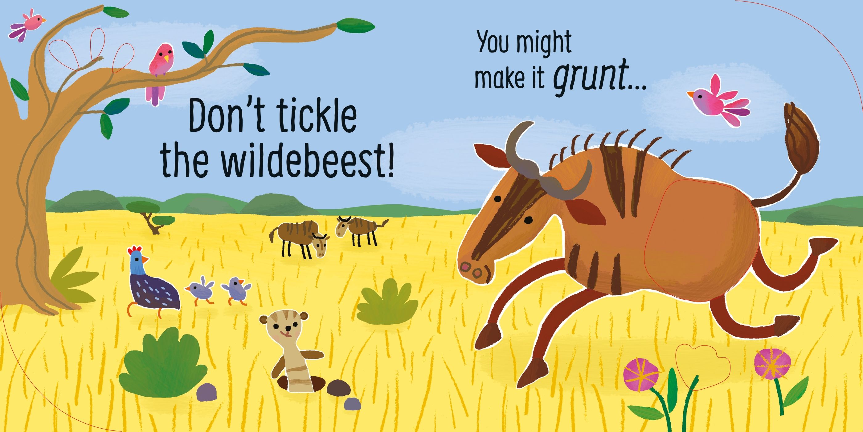 Carte interactiva cu sunete Don't Tickle The Elephant, Usborne, +6 luni
