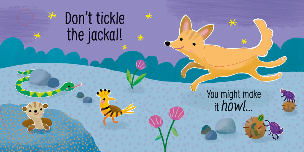 Carte interactiva cu sunete Don't Tickle The Elephant, Usborne, +6 luni